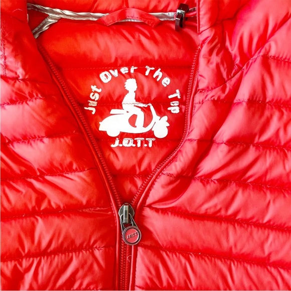 JOTT Kids Light Puff Down puffer Jacket Oscar Boys 12/14 Years Orange - Picture 4 of 9